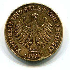 1990 Germany Medal (b735-83)